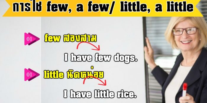 การใช้ Few Little