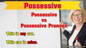 possessive pronoun
