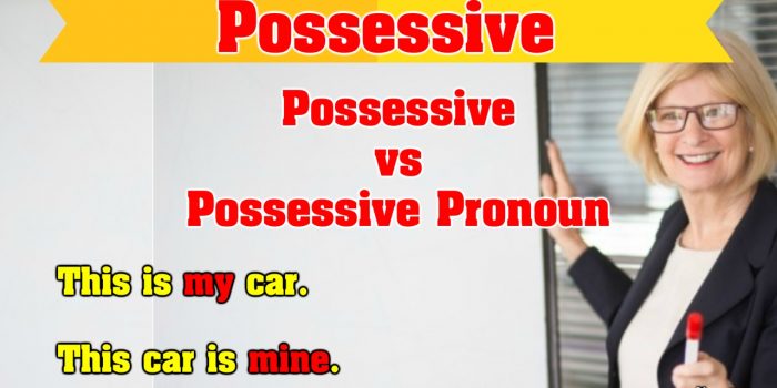 Possessive Pronoun
