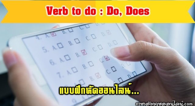 แบบฝึกหัด Do Does